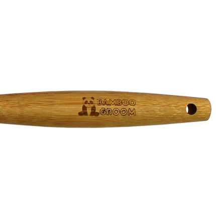 Bamboo Groom Dematting Rake - bamboo rake for large dogs