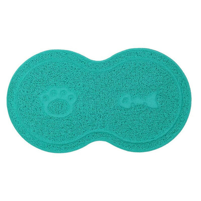 Blovi Non-Slip Pet Bowl Mat - Anti-Slip Mat for Bowls - Sea Color.