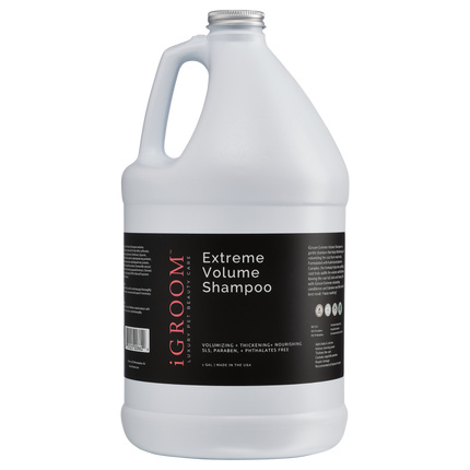 IGroom Extreme Volume Shampoo - thickening and volumizing shampoo for dogs and cats.