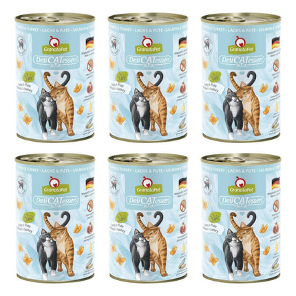 GranataPet DeliCatessen & Turkey - grain-free wet food for cats, salmon and turkey.