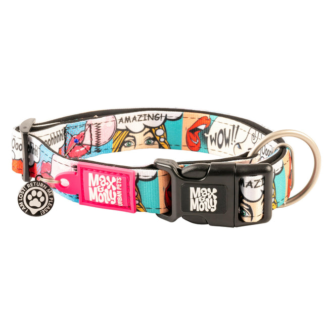 Max & Molly GOTCHA! Smart ID Missy Pop Collar - collar with smart Tag pendant for dogs.