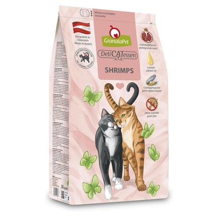 GranataPet DeliCatessen Shrimps - grain-free cat food with shrimp.
