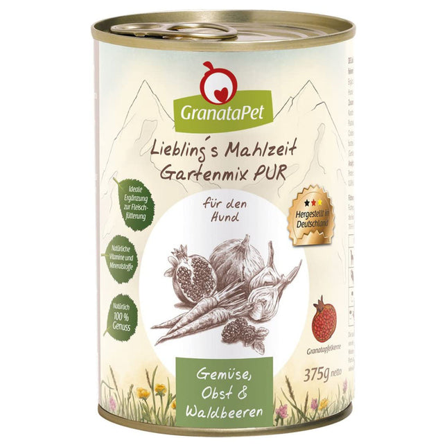GranataPet Garden Mix Pure - vegetables for dogs, a supplement for cooked BARF diet