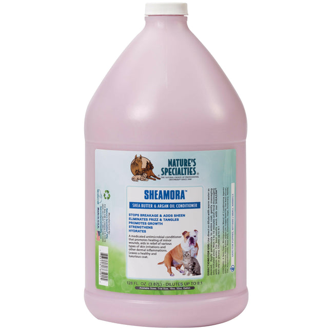 Nature's Specialties Sheamora Conditioner - Soothing and Regenerating Conditioner for Dogs and Cats, Concentrate 1:8.