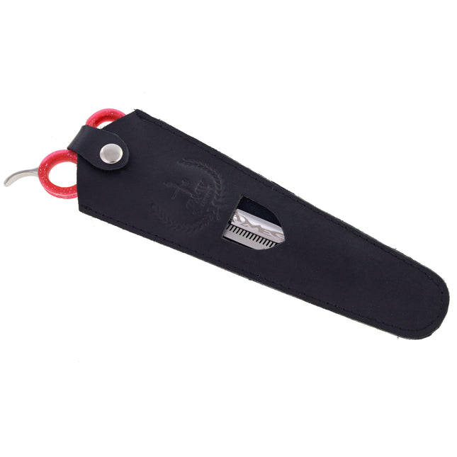 P&W Alfa Omega Thinning - single-sided thinning shears with a short, ergonomic handle, 44 teeth.