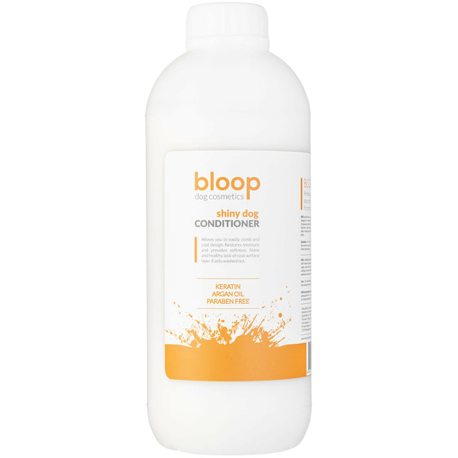 Bloop Shiny Dog Conditioner - shining and nourishing conditioner for dogs with argan oil and keratin.
