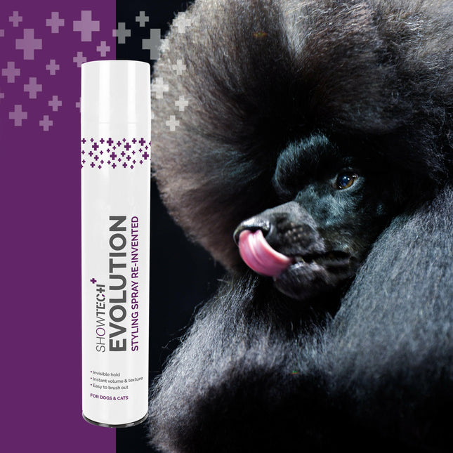 Show Tech+ Evolution Styling Spray - styling spray for dogs and cats.