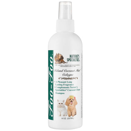 Nature's Specialties Foo Foo Island Coconut Mist Cologne - fragrance water for dogs and cats, with a coconut scent.