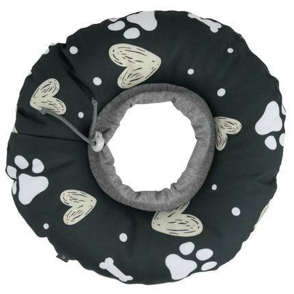 Biglo Pet Recovery Soft Cone Dark - soft collar for dogs and cats, soft.