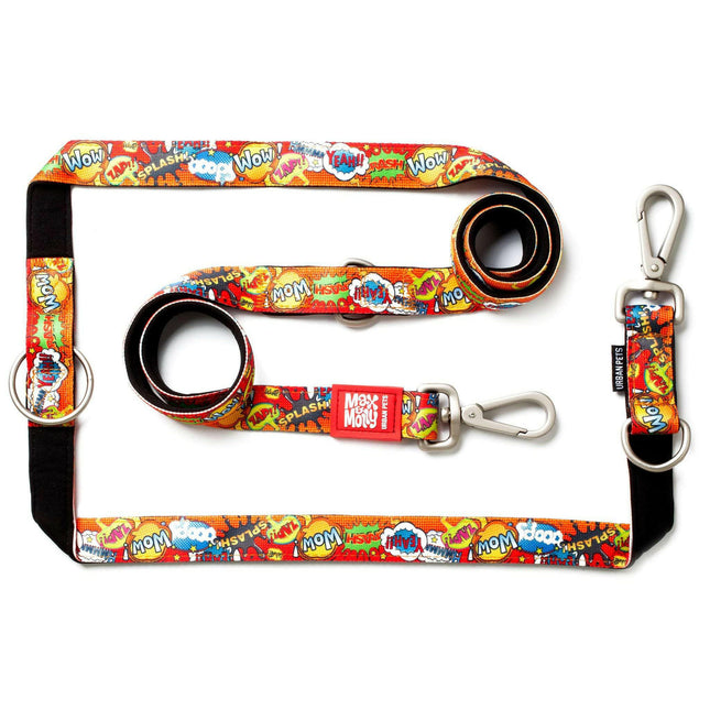 Max&Molly Multi-Leash Heroes - adjustable leash for dogs, interesting pattern, 200cm.