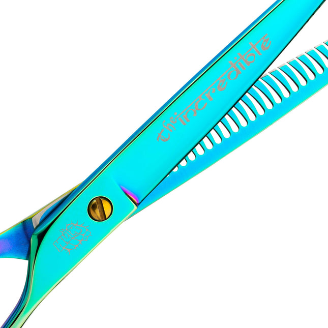P&W Hulk Thinning Scissors - single-sided thinning shears, 32 teeth.