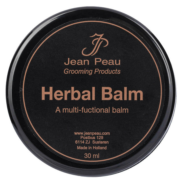 Jean Peau Herbal Balm - multifunctional healing balm for dog skin and fur, with herbs and beeswax.