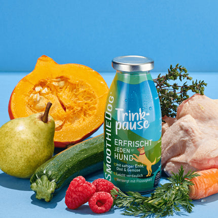 SmoothieDog Drink Pause Duck - smoothie for dogs, duck with vegetables