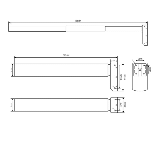 Grooming Table Lifting Column - Blovi Comfort Lumix Table Actuator.