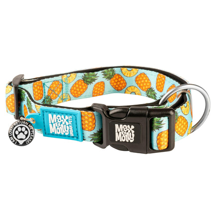 Max&Molly GOTCHA! Smart ID Sweet Pineapple Collar - collar with smart Tag for dogs.