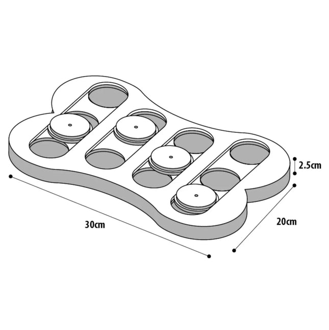 Flamingo Braintrain Apollo - educational toy for dogs.