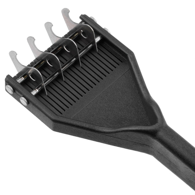 Mars Coat King Home Detangle Brush - rake trimmer, 4 hooks, spacing.