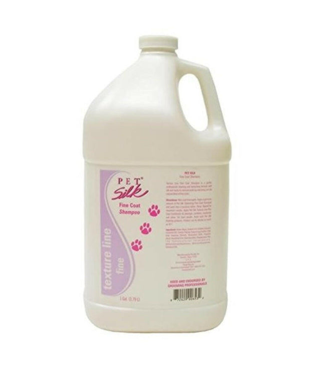Pet Silk Texturizing Fine Coat Shampoo - Texturizing Shampoo with Silk for Fine Hair, Concentrate 1:16.