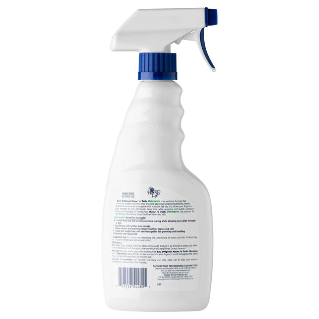 Mane'n Tail Detangler Spray - a product that facilitates the detangling of manes, tails, and long fur of horses, dogs, and cats..