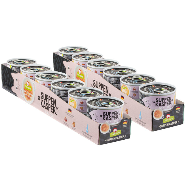 GranataPet Suppenkasper & Poultry - soup for cats, salmon and poultry.