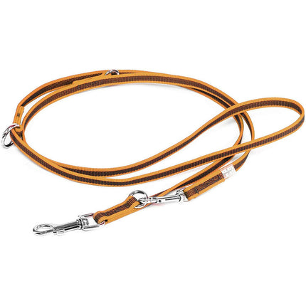 Julius K9 Color & Gray Supergrip Leash 1.4x220cm - adjustable dog leash, non-slip.