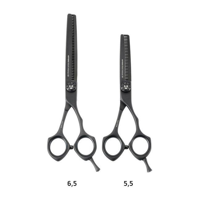 Artero Black Intense Blenders 5.5 - grooming thinning shears with PVD coating, 30 teeth.