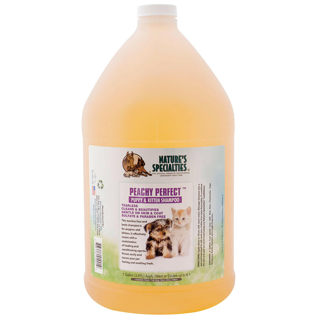 Nature's Specialties Peachy Perfect Shampoo - gentle, tear-free shampoo for kittens and puppies, concentrate 1:6.