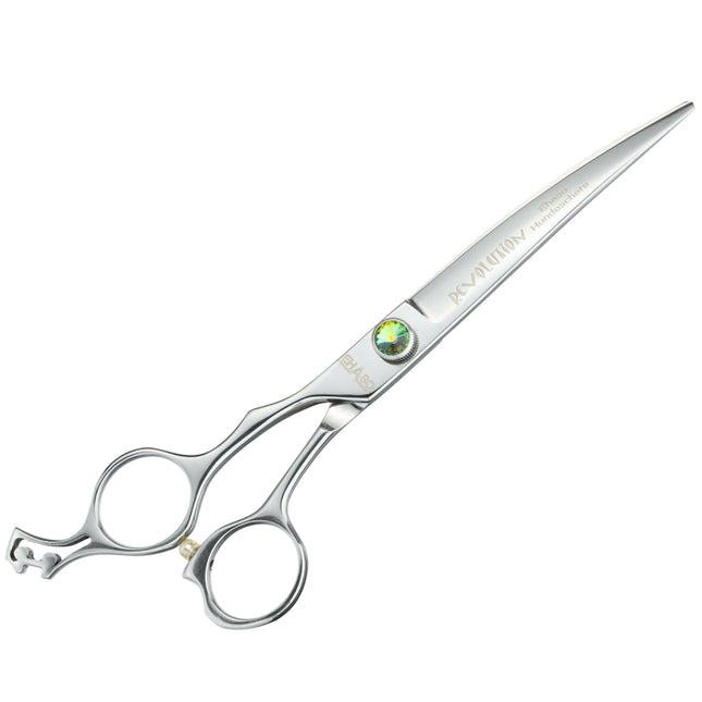 Ehaso Revolution Professional Lefty Curved Scissors - professional curved scissors made of the highest quality, hard Japanese steel, left-handed.