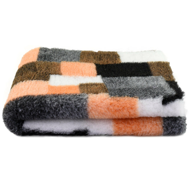 Blovi DryBed VetBed A+ - non-slip pet bed, animal mattress, grid (patchwork).