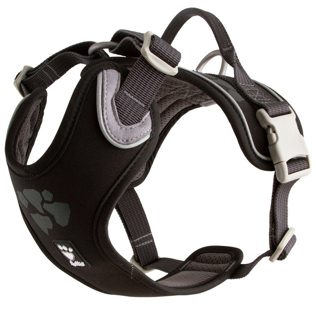 Hurtta Weekend Warrior Harness Raven - harness for active dogs - 80 - 100cm.