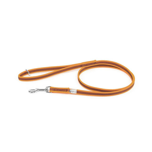 Julius K9 Color & Gray Supergrip Leash With Handle Orange - non-slip dog leash, orange.