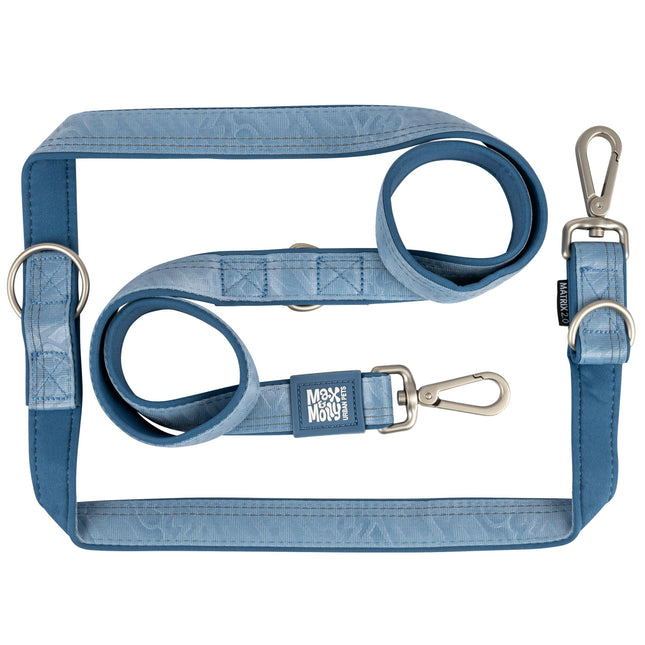 Max&Molly Multi Function Leash Matrix 2.0 Ocean - adjustable dog leash, reflective.