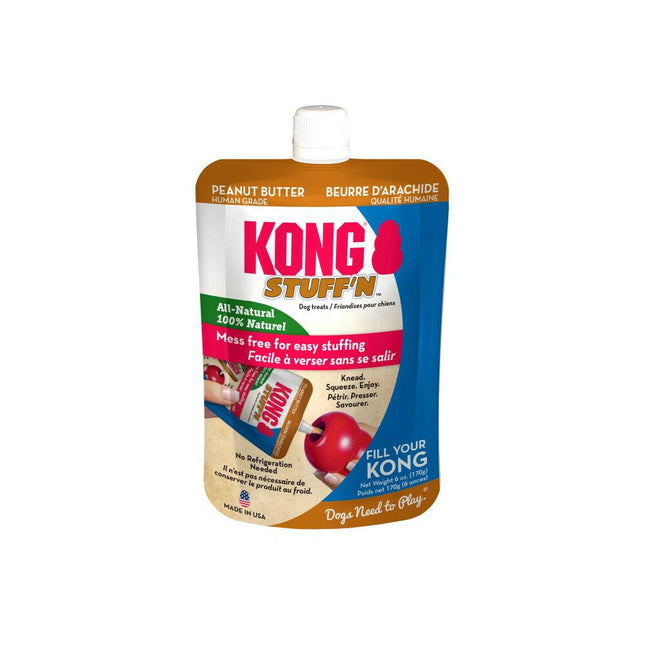 KONG Stuff'n Peanut Butter - peanut butter for dogs, in a tube.