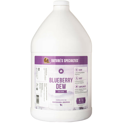 Nature's Specialties Foo Foo Blueberry Dew Cologne - fragrance water for dogs and cats, blueberry scent.