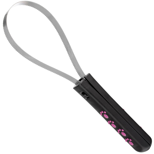 KW Shedding Blade - open grooming rake for dogs, double-sided.