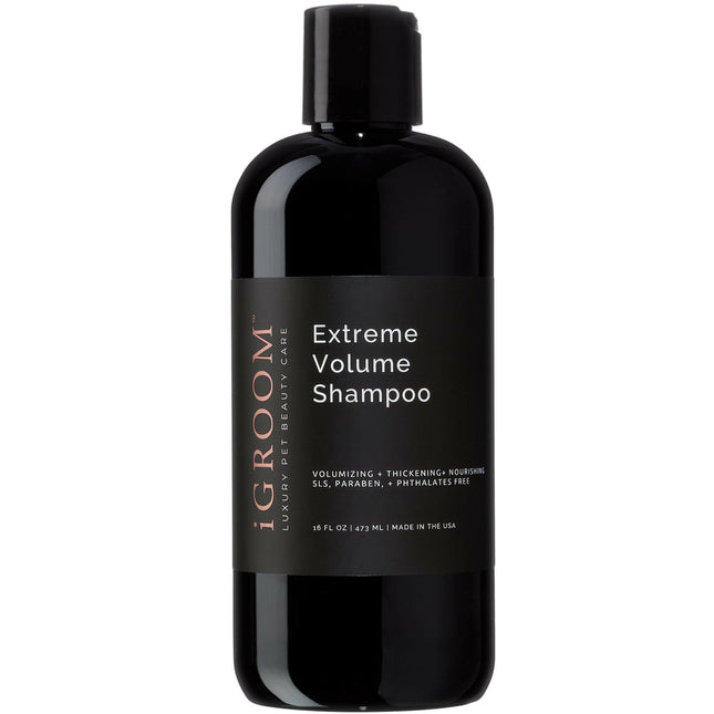 IGroom Extreme Volume Shampoo - thickening and volumizing shampoo for dogs and cats.