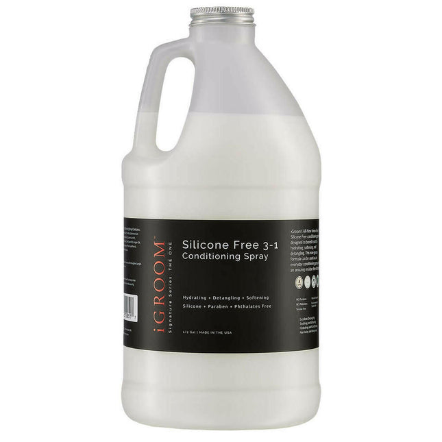 IGroom Silicone Free - 1 Conditioning Spray - silicone-free conditioner for dogs, facilitates detangling and nourishes - 1.9L.