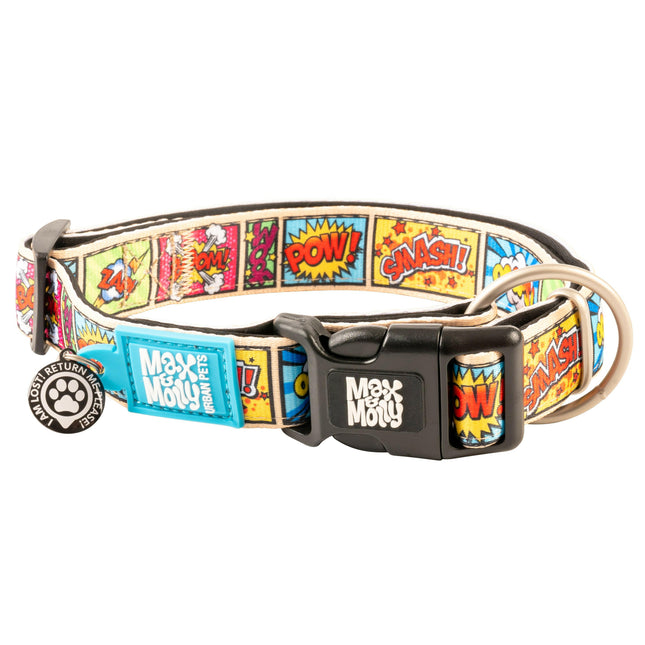 Max & Molly GOTCHA! Smart ID Comic Collar - collar with smart Tag for dogs.