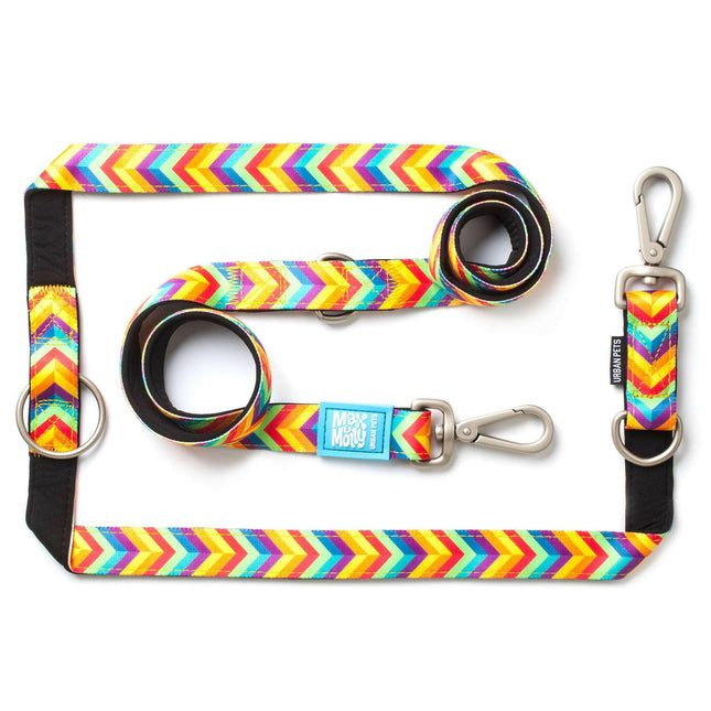 Max&Molly Multi-Leash Summertime - adjustable leash for dogs, interesting pattern, 200cm.