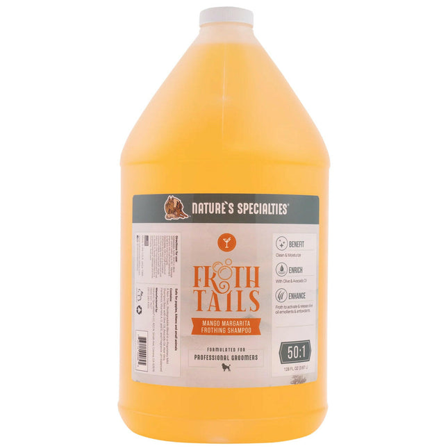 Nature's Specialties Froth Tails Mango Margarita Shampoo - moisturizing shampoo for dogs and cats, with a fruity scent, concentrate 1:50.