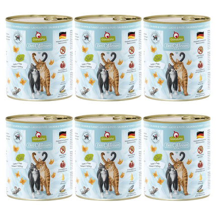 GranataPet DeliCatessen & Turkey - grain-free wet food for cats, salmon and turkey.