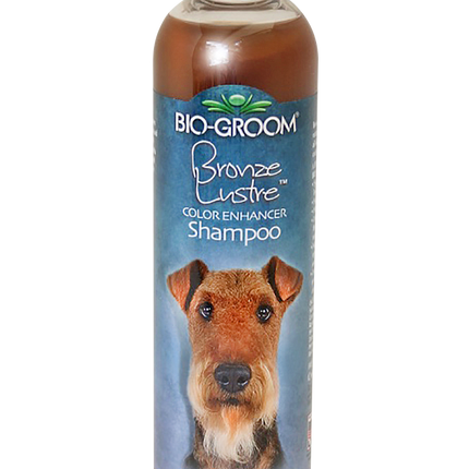 Bio - Groom Bronze Lustre - shampoo for brown, red, and copper fur of dogs and cats, concentrate 1:8.