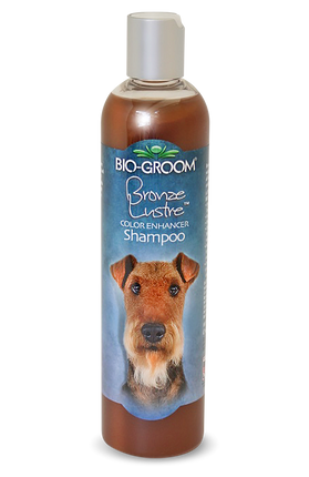 Bio - Groom Bronze Lustre - shampoo for brown, red, and copper fur of dogs and cats, concentrate 1:8.