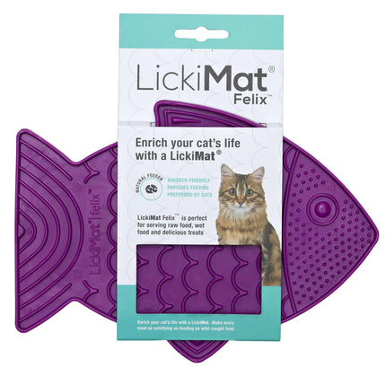 LickiMat Classic Felix - licking mat for cats and small dogs.