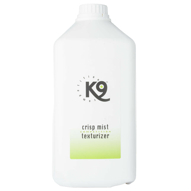 K9 Crisp Mist Texturizer - texturizing spray for rough-coated breeds of dogs, cats, and other pets - 2.7L.