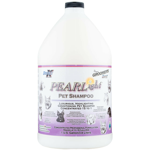 Double K Pearlight - illuminating shampoo for dogs, cats, horses, concentrate 1:15.