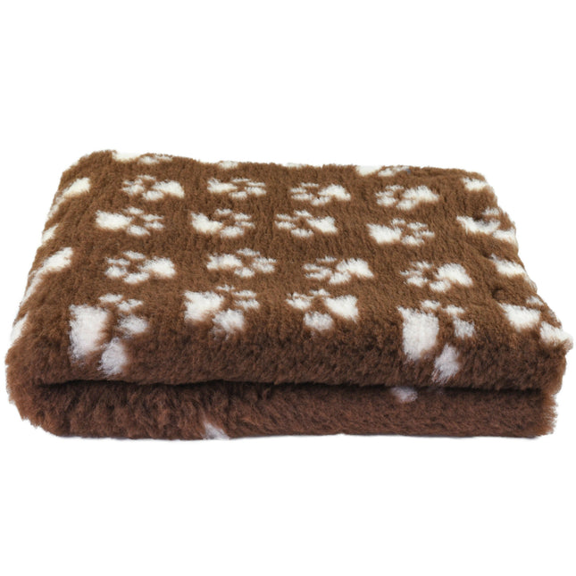 Blovi DryBed VetBed A - non-slip pet bed, brown-beige color.