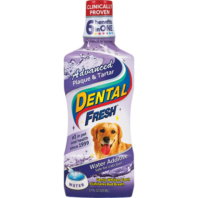 Dental Fresh Tartar and Plaque - oral hygiene liquid for dogs and cats, water additive.