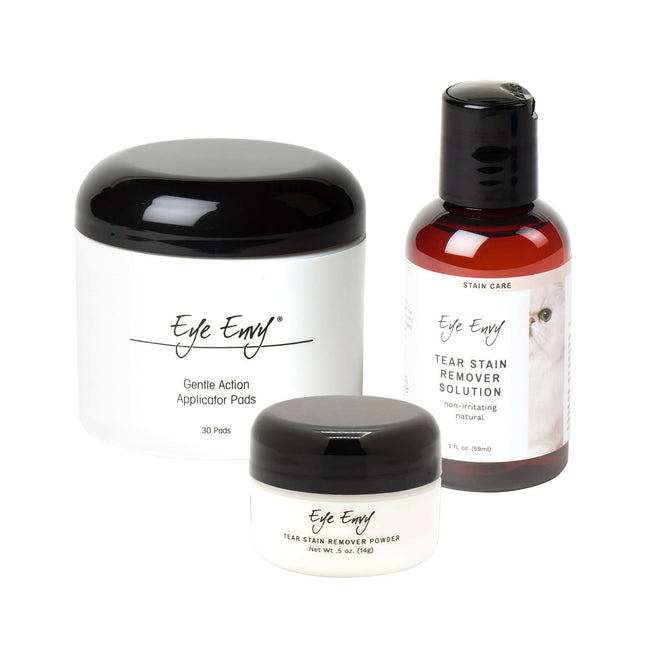Eye Envy Cat Starter Kit - cosmetics set for removing discoloration under a cat's eyes.