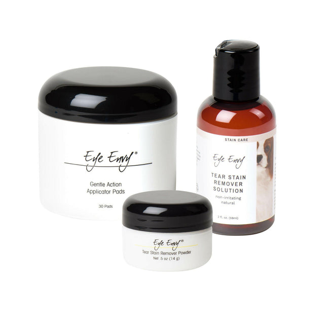 Eye Envy Tear Stain Remover Starter Kit - tear stain removal cosmetic kit for dogs.